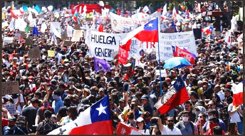 Protestas y terrorismo en Chile