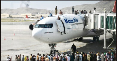 Caos en aeropuerto de Kabul