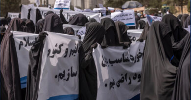 Manipulada manifestación femenina en Afganistán