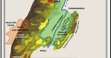 Complejidades geopolítias del departamento de Tolima