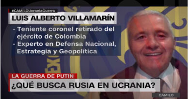 Guerra en Ucrania, CamiloEgaña entrevista vía Skype al coronel Luis Alberto Villamarín Pulido