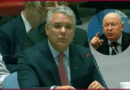 Presidente Duque en Consejo de Seguridad de ala ONU respondiendo a agresiones de delegado de régimen genocida ruso