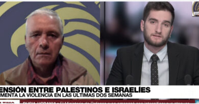 Rodrigo Sedano de France 24 entrevista al coronel Luis Villamarín acerca de violencia en Jerusalén