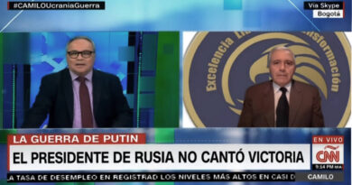 Coronel Luis Villamarín analiza discurso del 9 de mayo de Putin en Mocú. Programa Camilo CNN