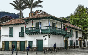 Aquí se gestó la revuelyta del 20 de julio de 1810 en Santafé de Bogotá. Casa del Florero