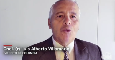 Coronel Luis Alberto Villamarín especialista internacional en geopolítica