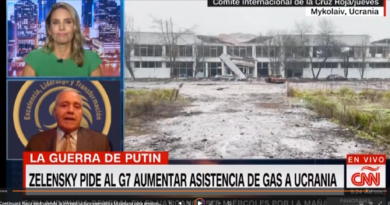 Coronel Villamarín Pulido en CNN en español, analizando temas de geopolítica mundial de la mayor trascendencia internacional
