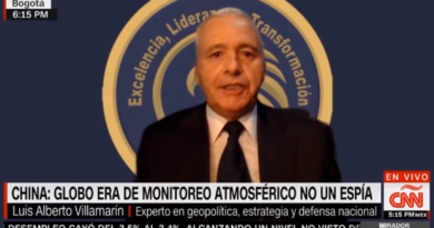 Coronel Luis Alberto Villamarín Pulido, es el colombiano mas consultado en CNN para analizar porblemas geopolíticos mundiales