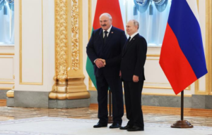 Dicytadores de Bielorrusia y Rusia reunidos 