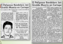 Muerte en combate del bandolero conservador Jair Giraldo en Cartago Valle en 1960
