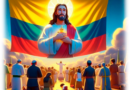 De rodillas en oración por Colombia
